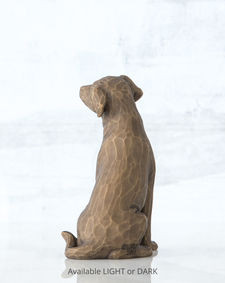 beeldje Love My Dog (donkergekleurd)