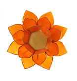 Lotus kaarshouder - oranje
