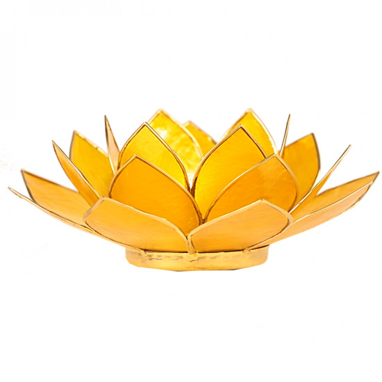 Lotus kaarshouder - geel