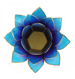 Lotus kaarshouder - violet/blauw (tweekleurig)