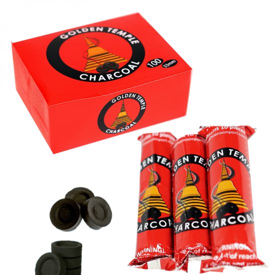 Houtskool tabletten - Doos à 10 rollen