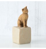 Willow Tree beeldje Love My Cat (licht)