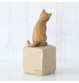 Willow Tree beeldje Love My Cat (licht)