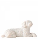Willow Tree beeldje Love My Dog (klein, liggend)
