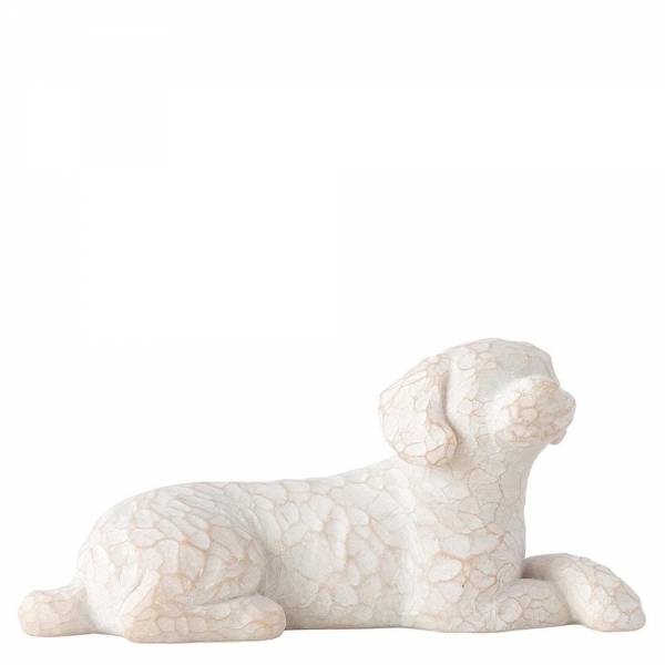 beeldje Love My Dog (klein, liggend)