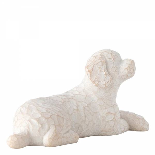 beeldje Love My Dog (klein, liggend)