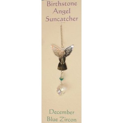 Engel suncatcher geboortesteen - December