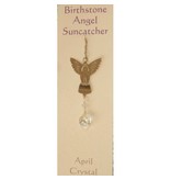 Engel suncatcher geboortesteen - April
