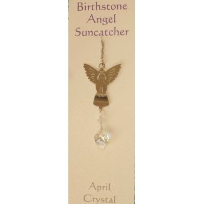 Engel suncatcher geboortesteen - April