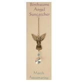 Engel suncatcher geboortesteen - Maart