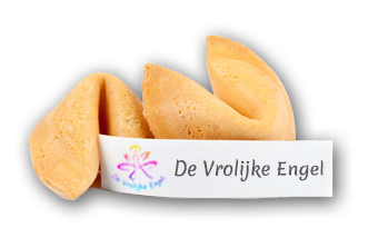 Vrolijke Engel fortune cookie