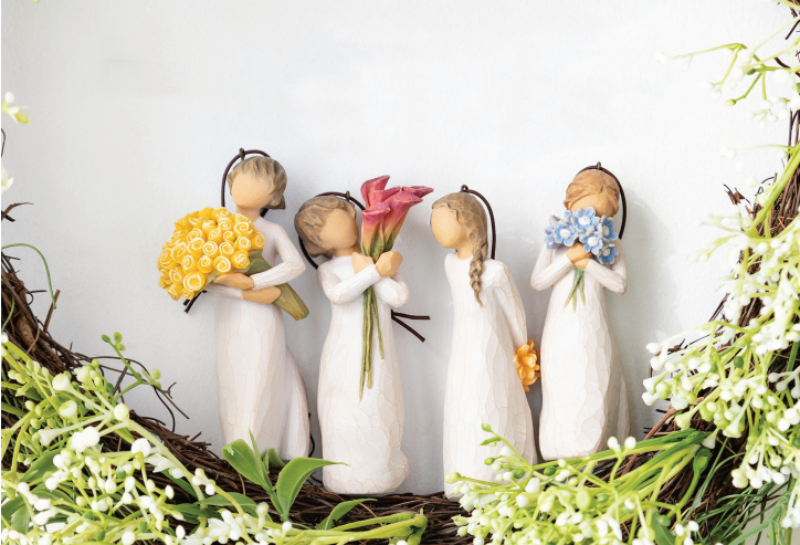 Willow Tree Forget-me-Not Ornament - kerstboomhanger