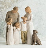 Willow Tree beeldje Love My Dog (donkergekleurd)