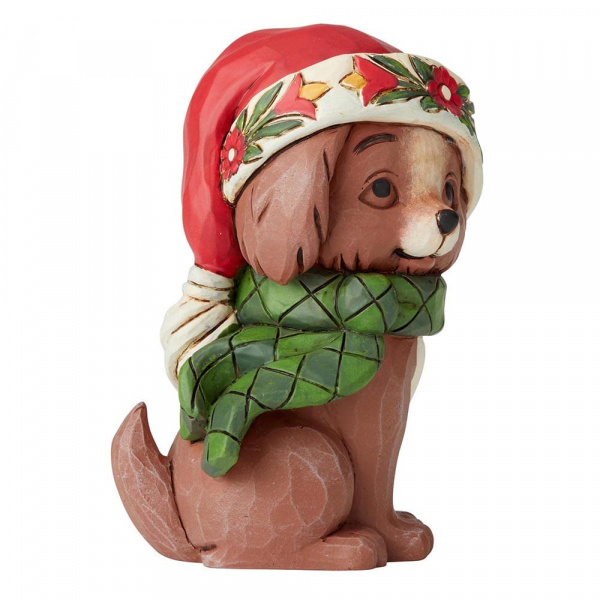 Jim Shore Christmas Puppy Mini