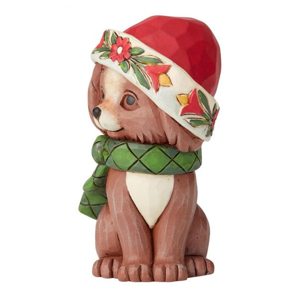 Jim Shore Christmas Puppy Mini
