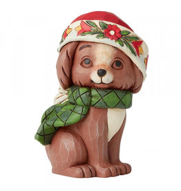 Jim Shore Christmas Puppy Mini