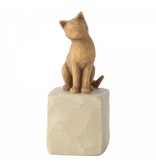 Willow Tree beeldje Love My Cat (licht)