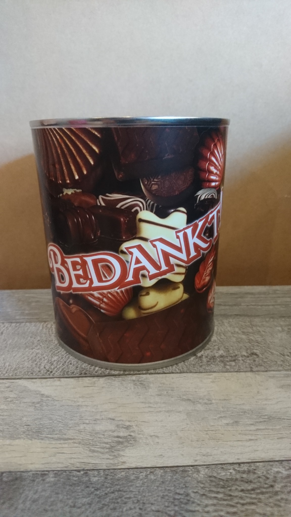 Bliklabel - Bedankt!