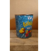 Bliklabel - Gefeliciteerd met je zwemdiploma!