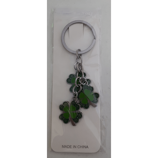 Sleutelhanger klavertje vier 3-in-1