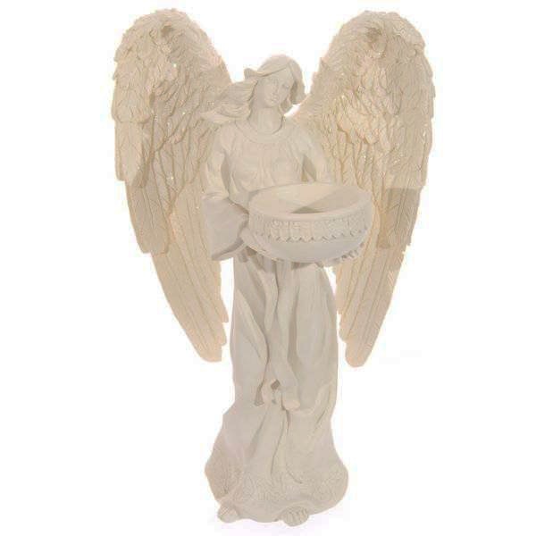 Engelenbeeldje Theelichthouder