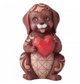 Jim Shore Dog Holding Heart Pint-Sized