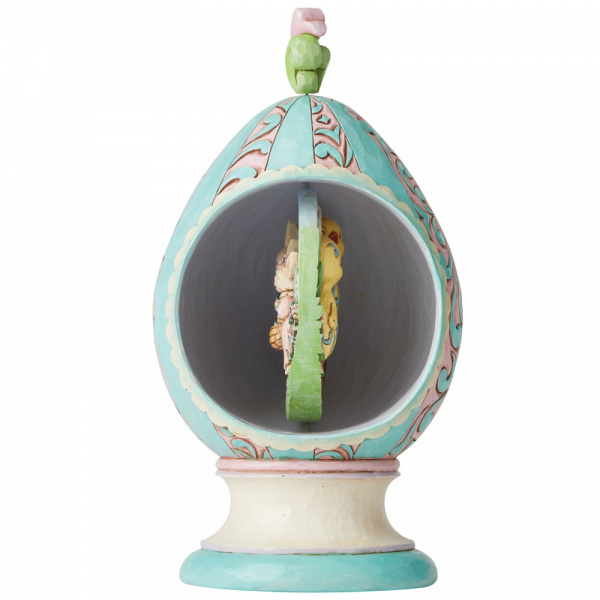 Jim Shore Revolving Egg with Bunnies and Chicks - Paasei