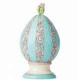 Jim Shore Revolving Egg with Bunnies and Chicks - Paasei