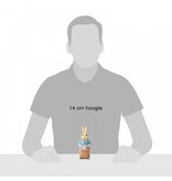 Jim Shore Bunny Pushing Cart of Eggs - paashaas