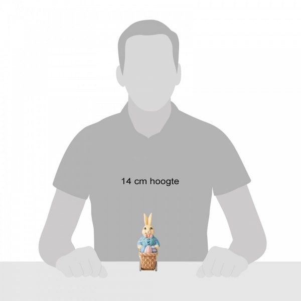 Jim Shore Bunny Pushing Cart of Eggs - paashaas