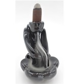Backflow wierookbrander - Hand met lotus