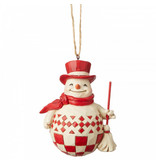 Jim Shore Nordic Noel Snowman  - hanging ornament