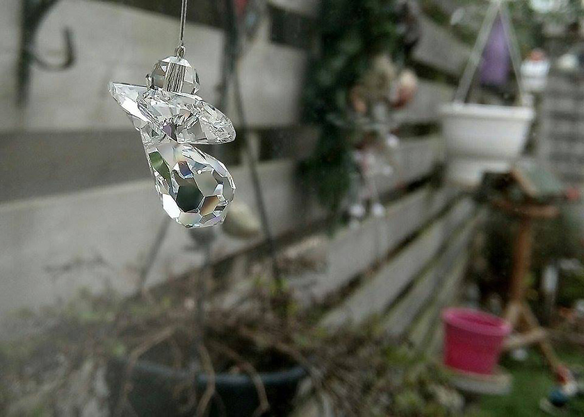 Suncatcher kristal engeltje - april