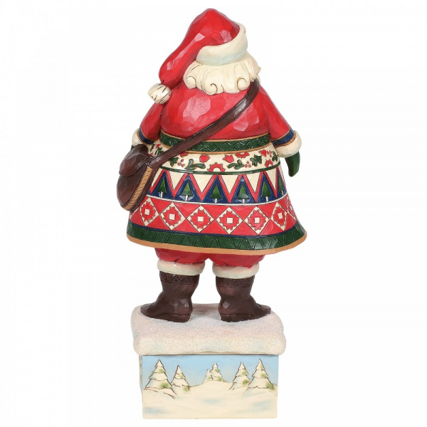 Jim Shore Feeling Festive In The Frost - Lapland Santa