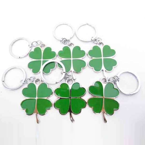 Sleutelhanger Klavertje vier (groot)