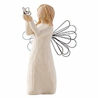 Willow Tree beeldje met vlinder