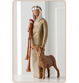 Willow Tree kerstbeeldje Zampognaro (herder)