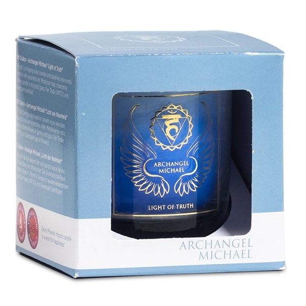 Geurkaars 5e chakra - Michaël