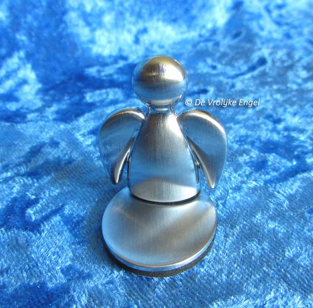 Beschermengel magneet van RVS