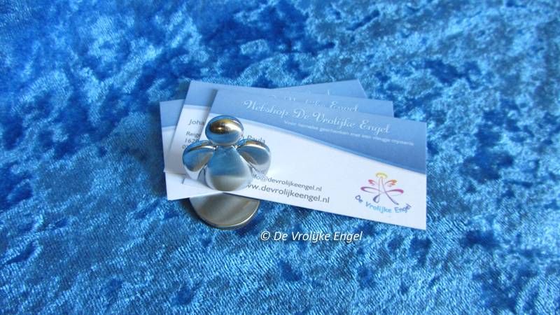 Beschermengel magneet van RVS