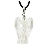 Hangertje engel - bergkristal