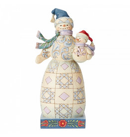 Jim Shore Snowman with Snowbaby