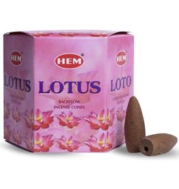 HEM Backflow wierookkegels Hem - lotus (40 stuks)