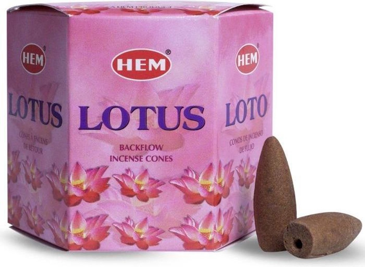 HEM Backflow wierookkegels Hem - lotus