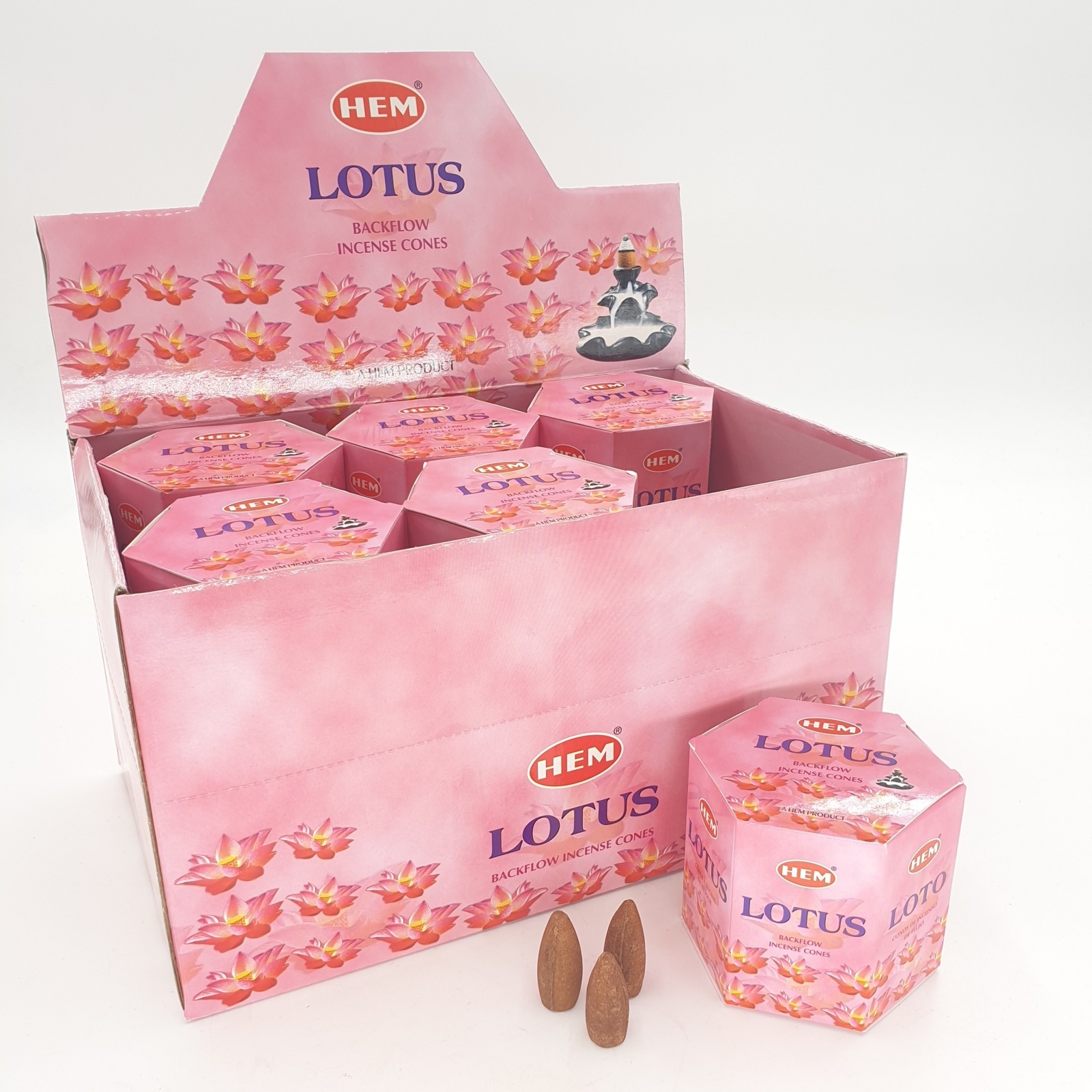 HEM Backflow wierookkegels Hem - lotus