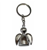 Beschermengel sleutelhanger van RVS