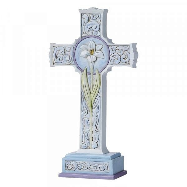 Jim Shore Two Sided Standing Cross Figurine