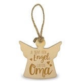 Miko Houten engeltje - Liefste oma