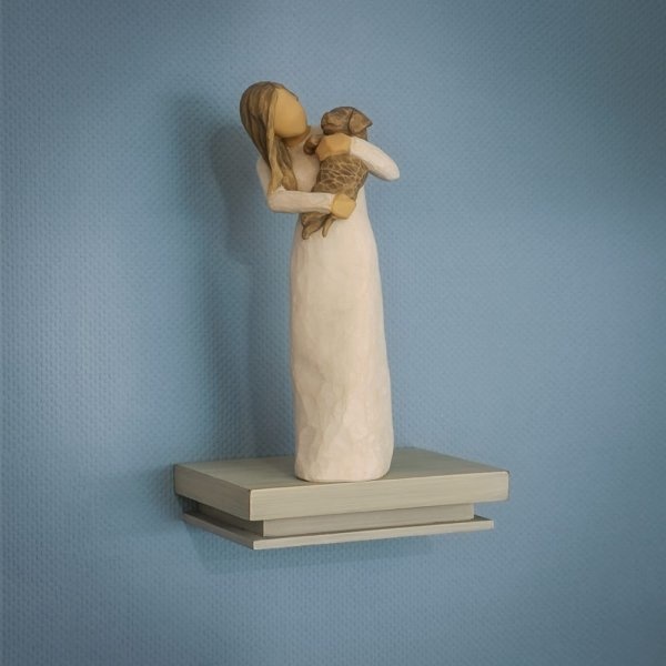 Willow Tree Hand-Painted Shelf (display)