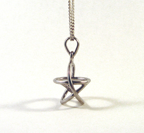 Zilveren Akaija hanger - Bold